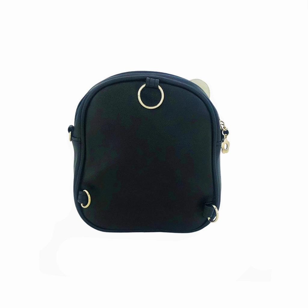 Glitter Bunny Backpack - Black