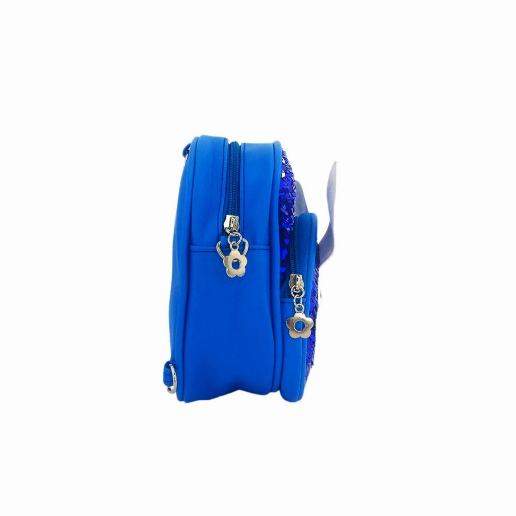 Glitter Bunny Backpack - Blue
