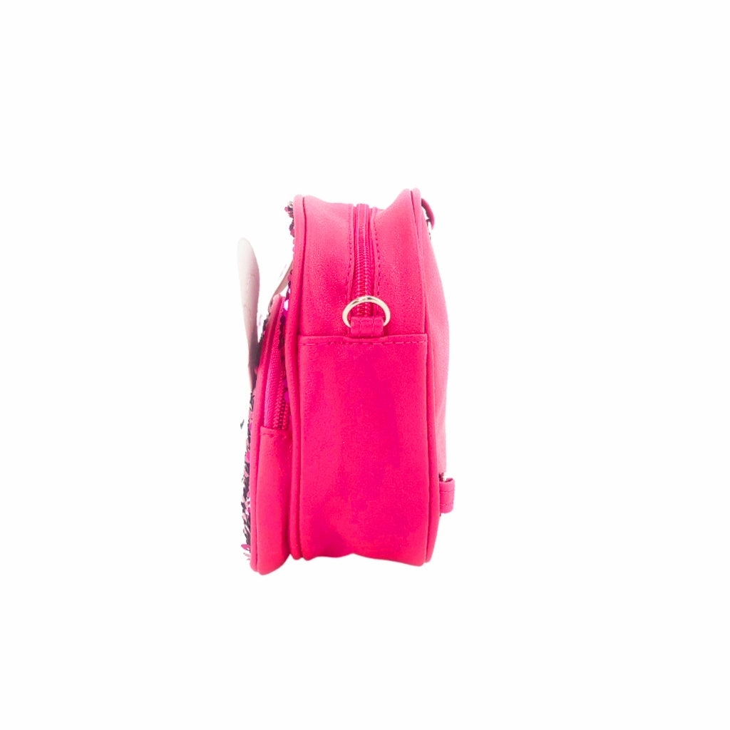 Glitter Bunny Backpack - Hot Pink