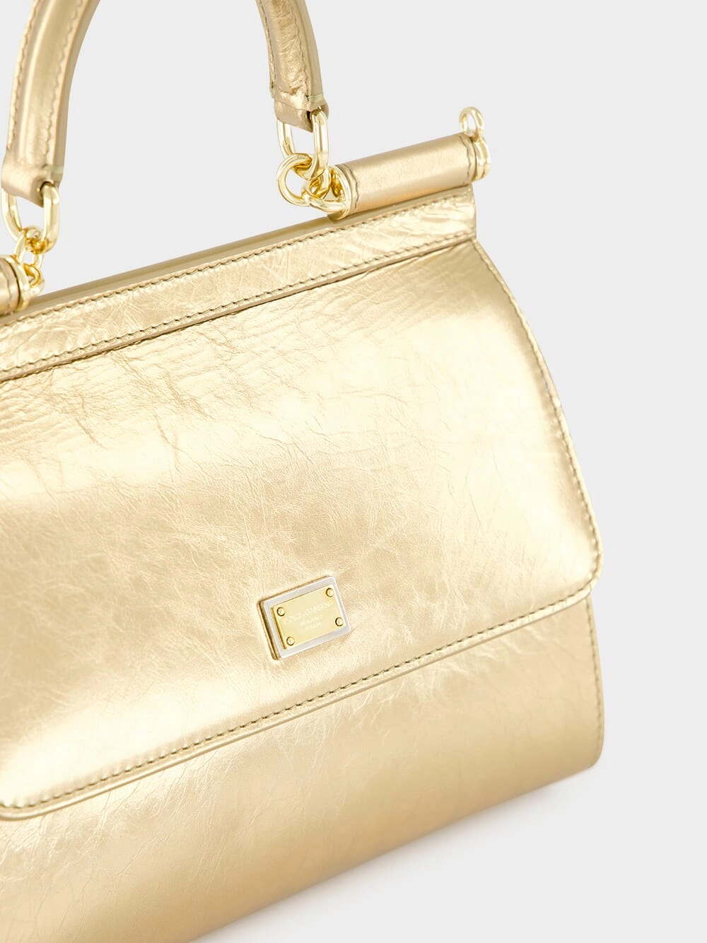 Gold Mini Sicily Bag