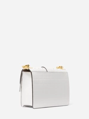 Greenwich Small Studded Quilted Faux Leather Crossbody Bag