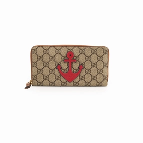 Gucci Anchor Canvas Wallet