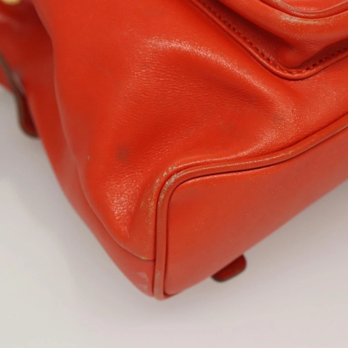 Gucci Bamboo Leather Backpack Bag (Pre-Owned)