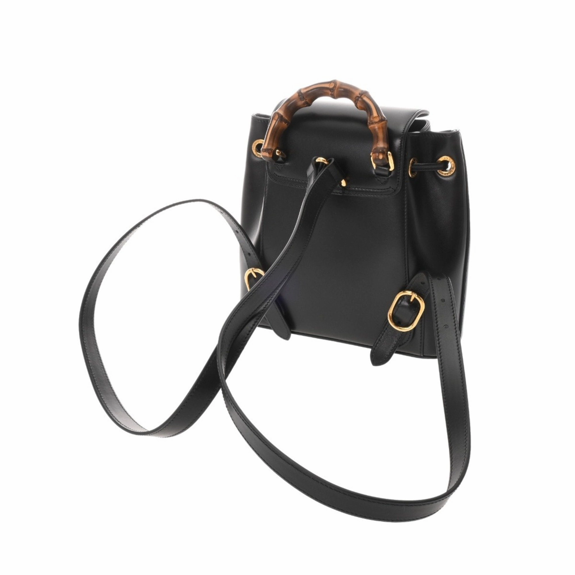 Gucci Bamboo Leather Backpack (Pre-Owned)
