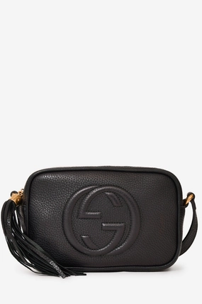 Gucci Black Leather Soho Disco Camera Bag
