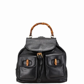 Gucci Leather Backpack Handbag (Pre-Owned)