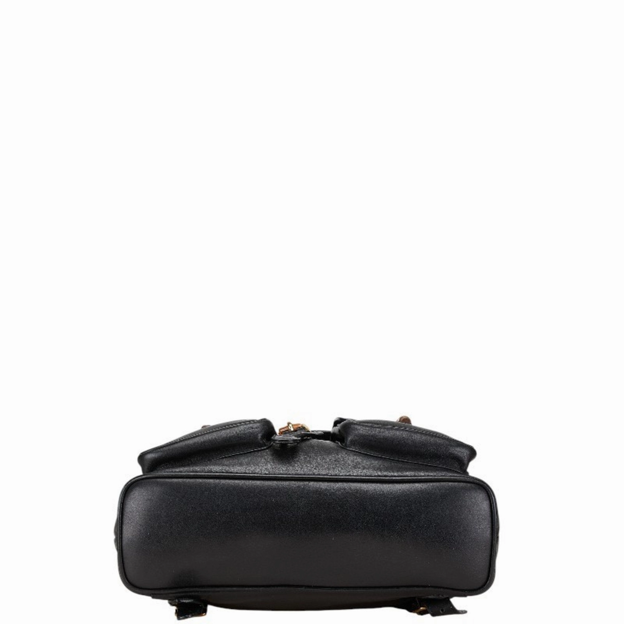 Gucci Leather Backpack Handbag (Pre-Owned)