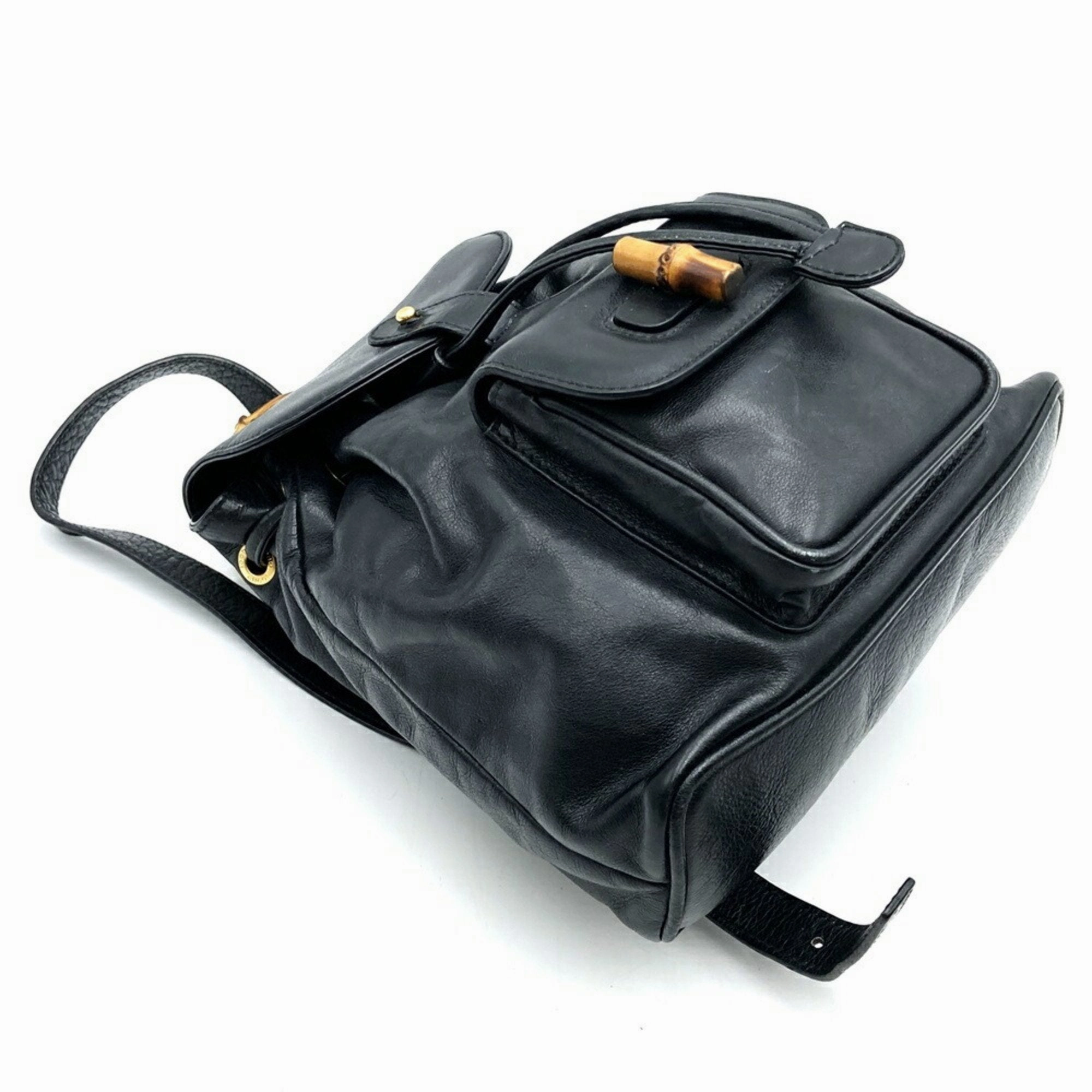 Gucci Leather Backpack (Pre-Owned)