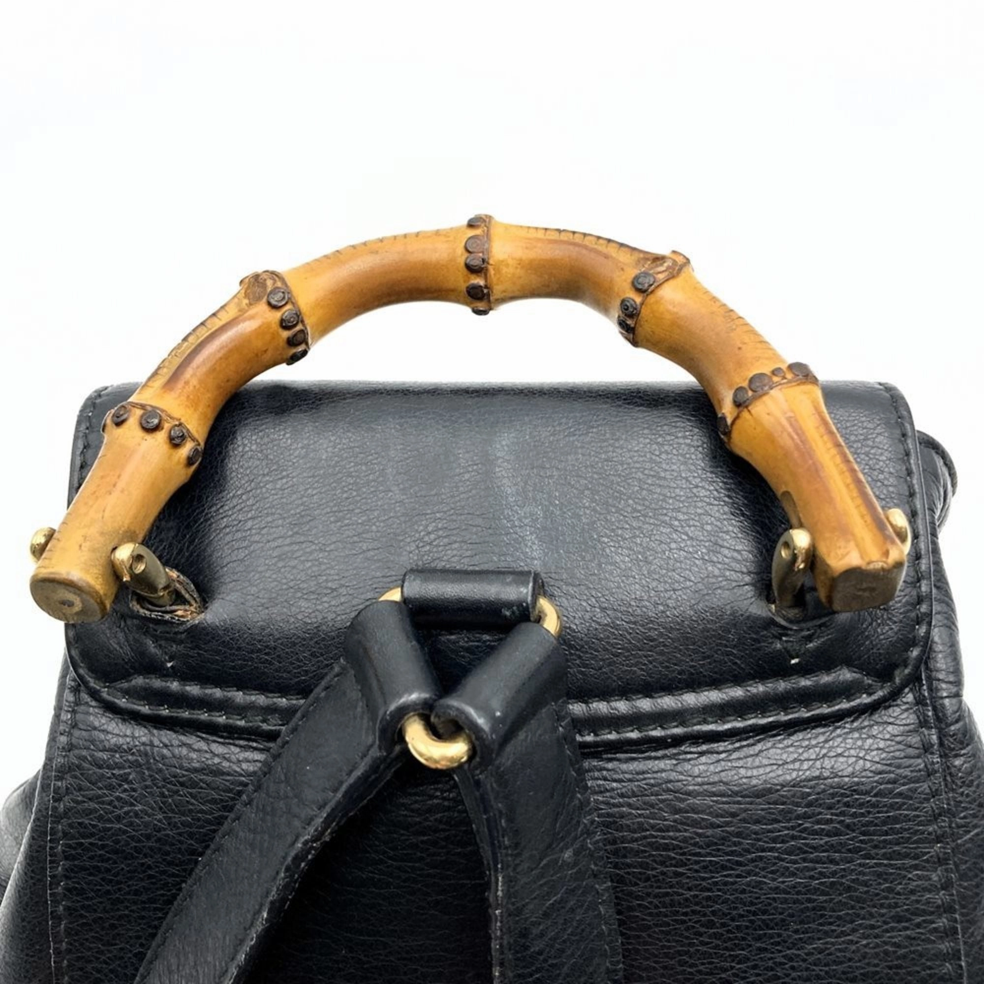 Gucci Leather Backpack (Pre-Owned)