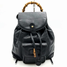 Gucci Leather Backpack (Pre-Owned)
