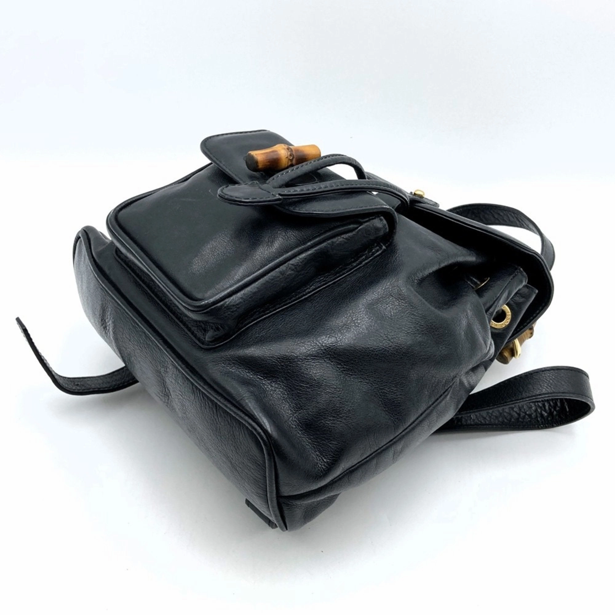 Gucci Leather Backpack (Pre-Owned)