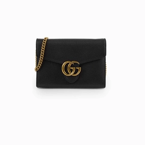Gucci Marmont Wallet on Chain Black