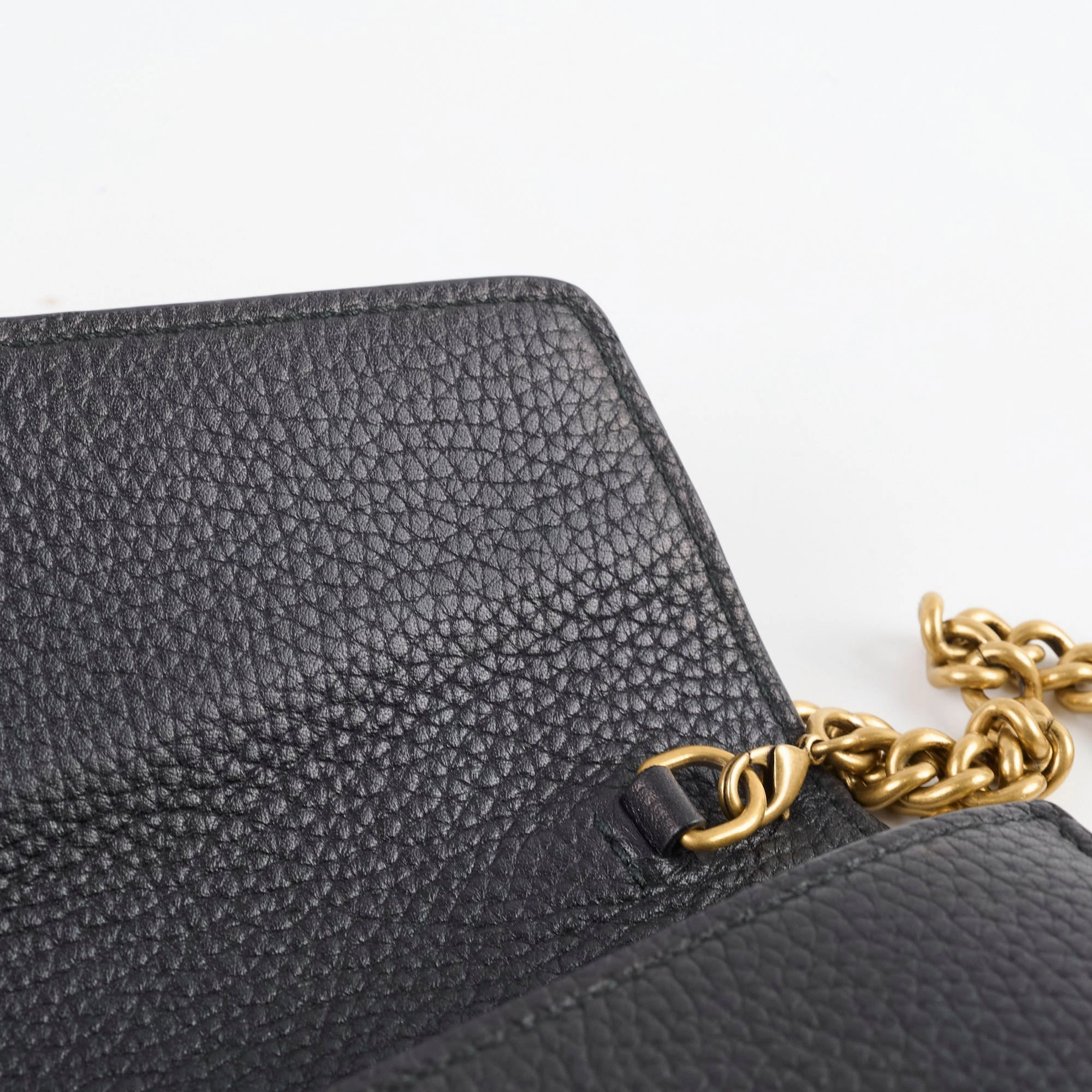 Gucci Marmont Wallet on Chain Black