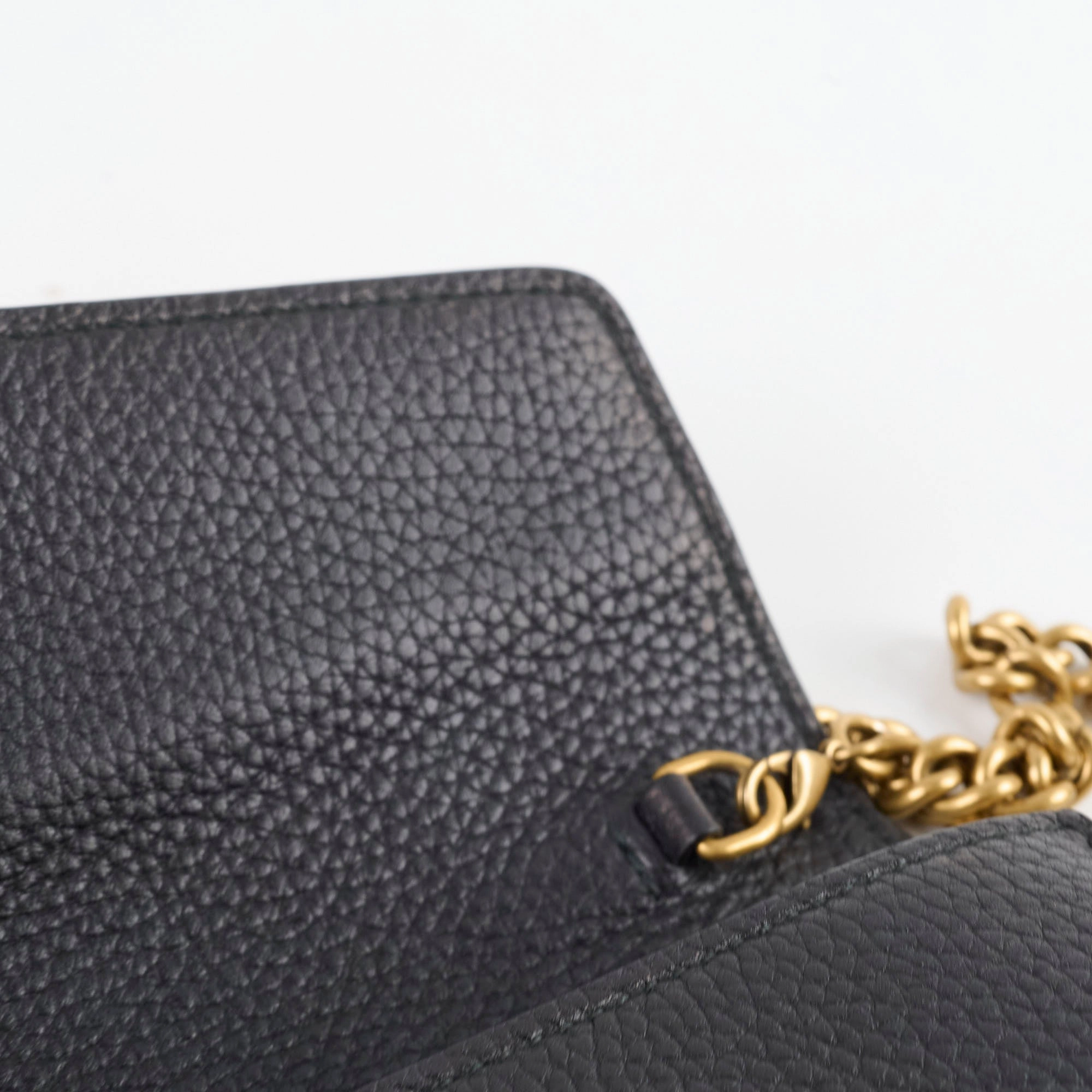 Gucci Marmont Wallet on Chain Black