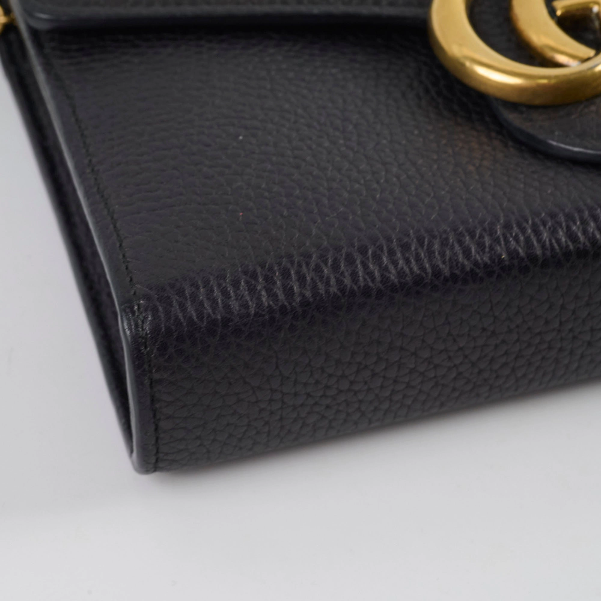 Gucci Marmont Wallet on Chain Black