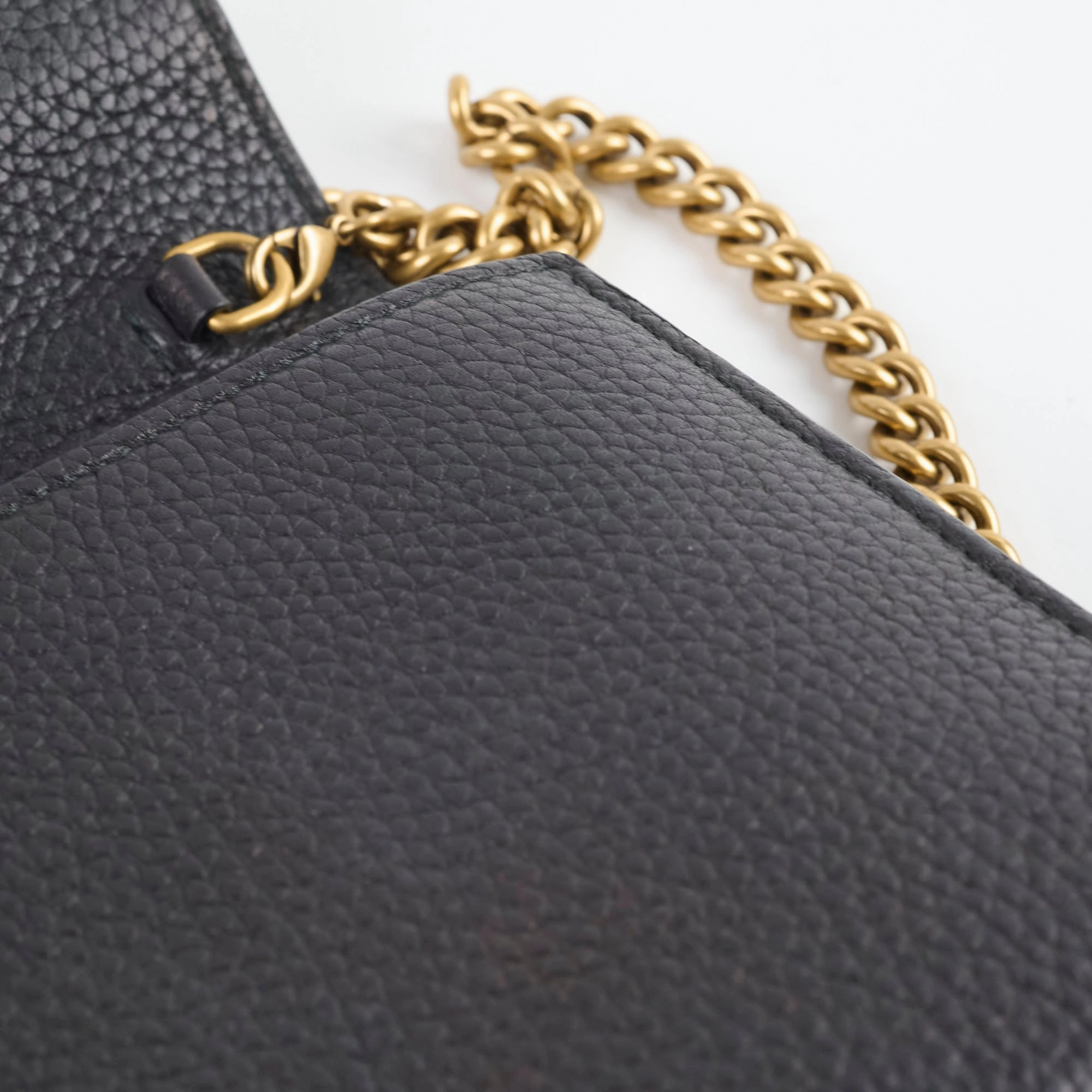 Gucci Marmont Wallet on Chain Black