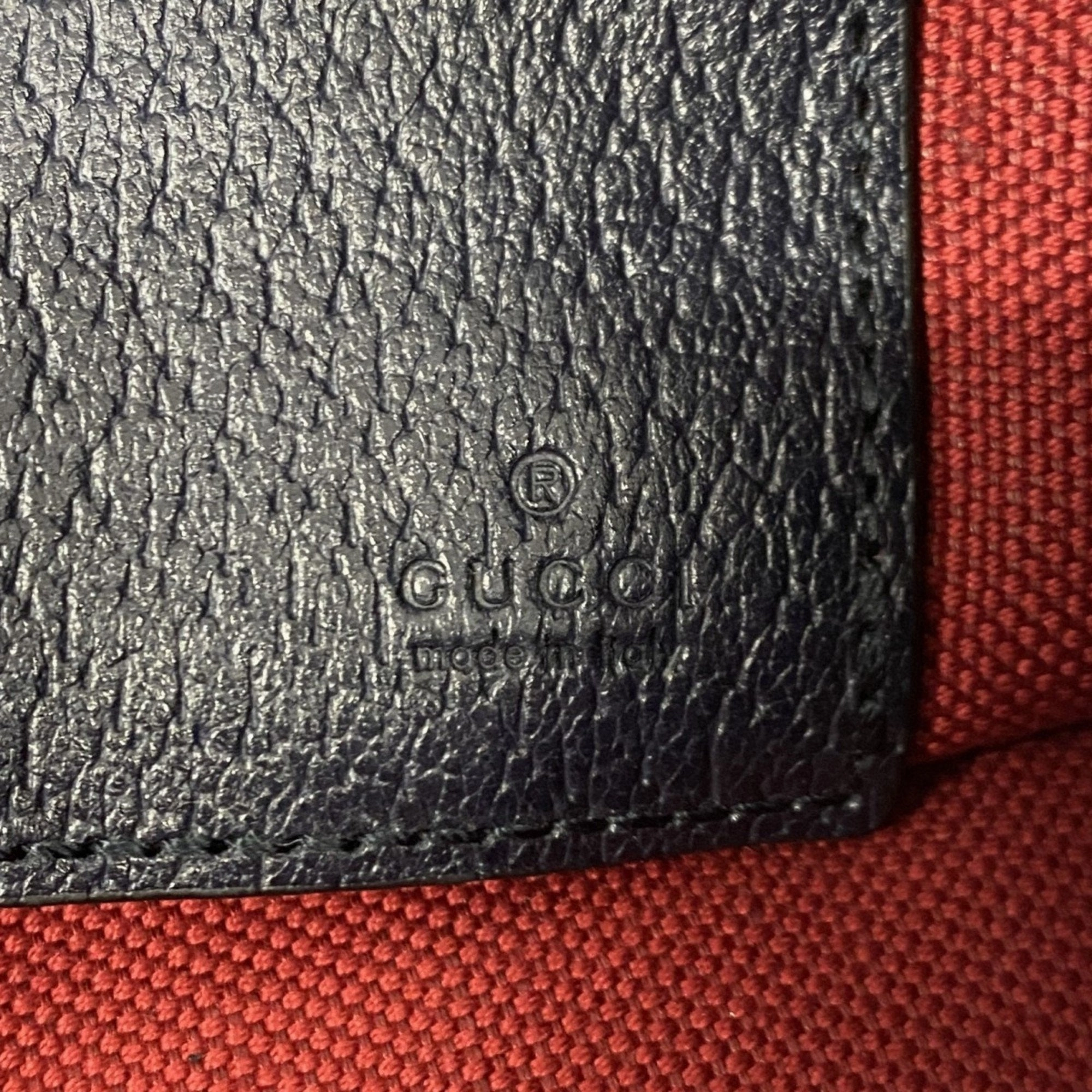 Gucci Navy Color Wool Clutch Bag (Pre-Owned)
