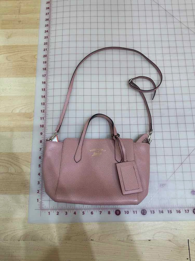 Gucci pink leather mini swing tote Pink Handbag