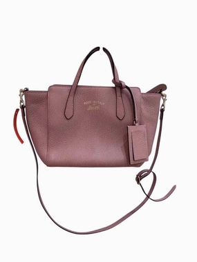 Gucci pink leather mini swing tote Pink Handbag