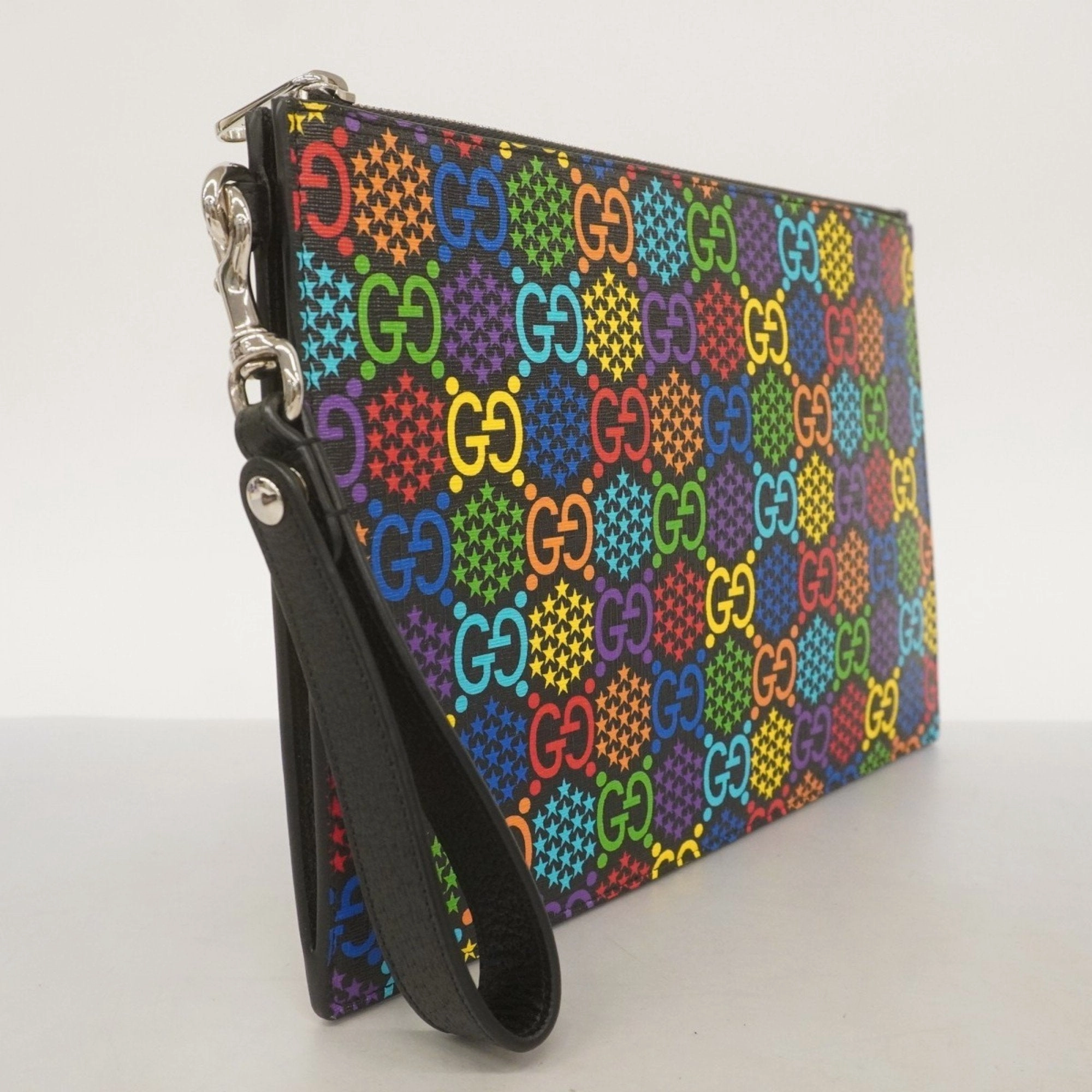 Gucci Pvc Clutch Bag (Pre-Owned)