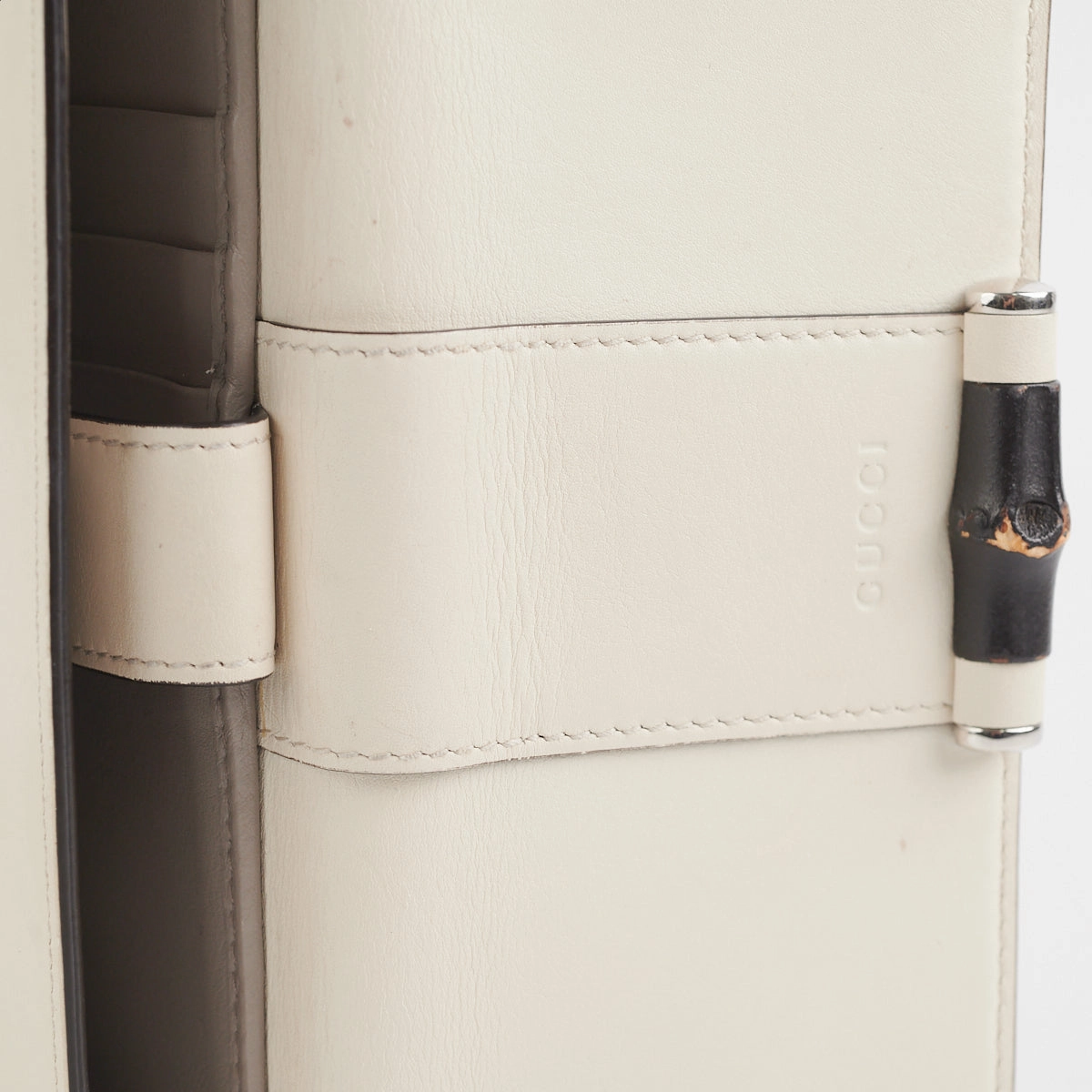 Gucci White Wallet