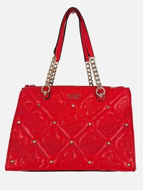 Guess Apple Pink Monogram Bag