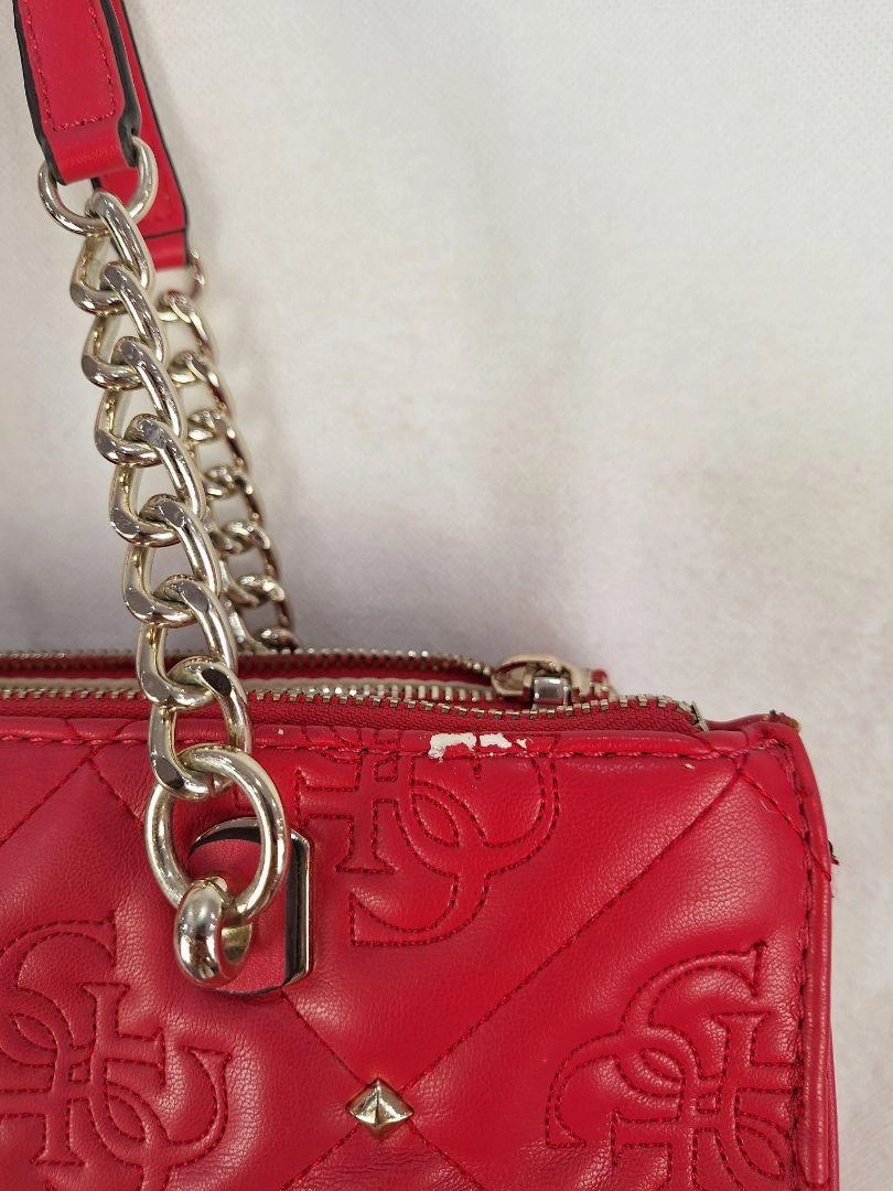 Guess Apple Pink Monogram Bag
