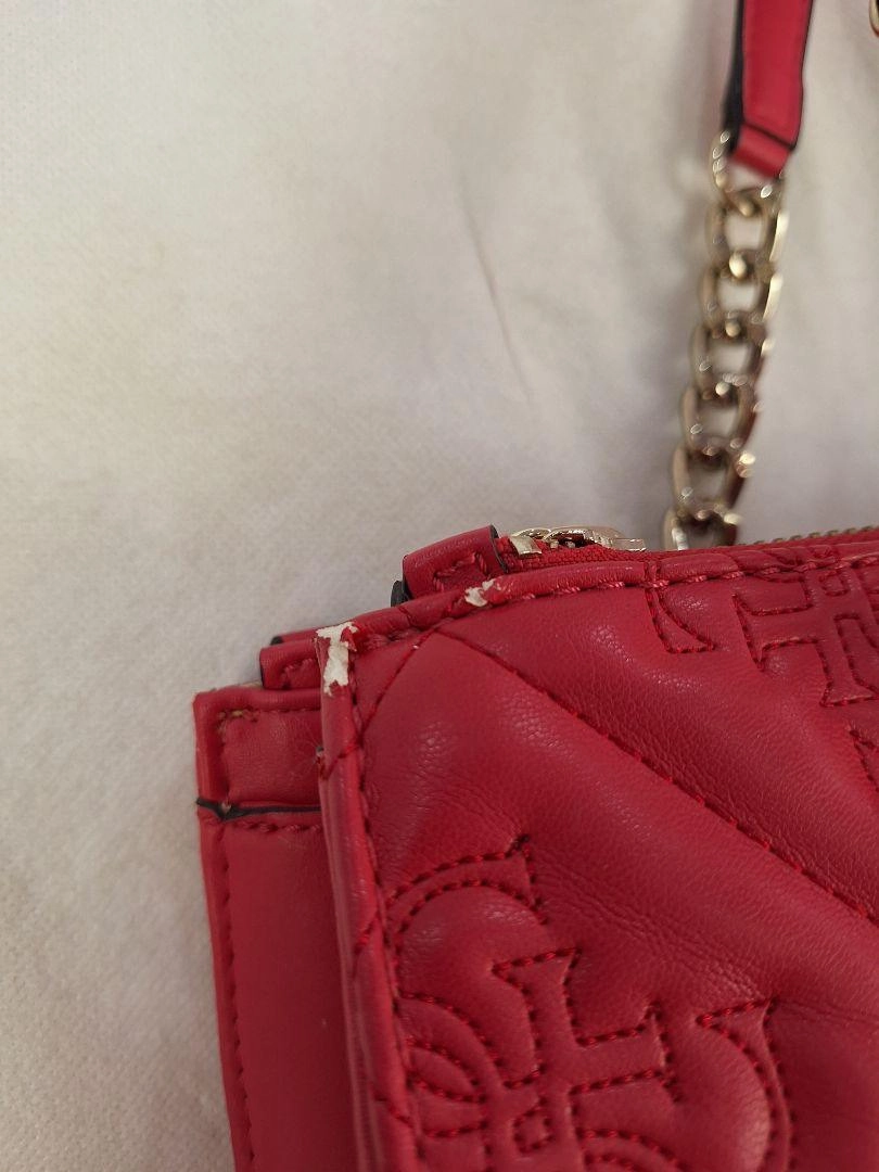 Guess Apple Pink Monogram Bag