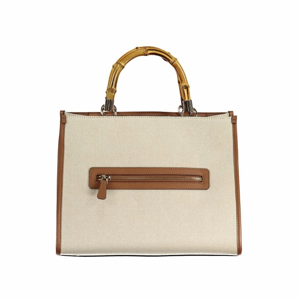 Guess Jeans Beige Cotton Women's Handbag
