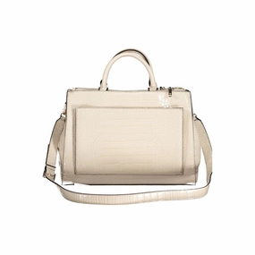 Guess Jeans Beige Polyethylene Women's Handbag