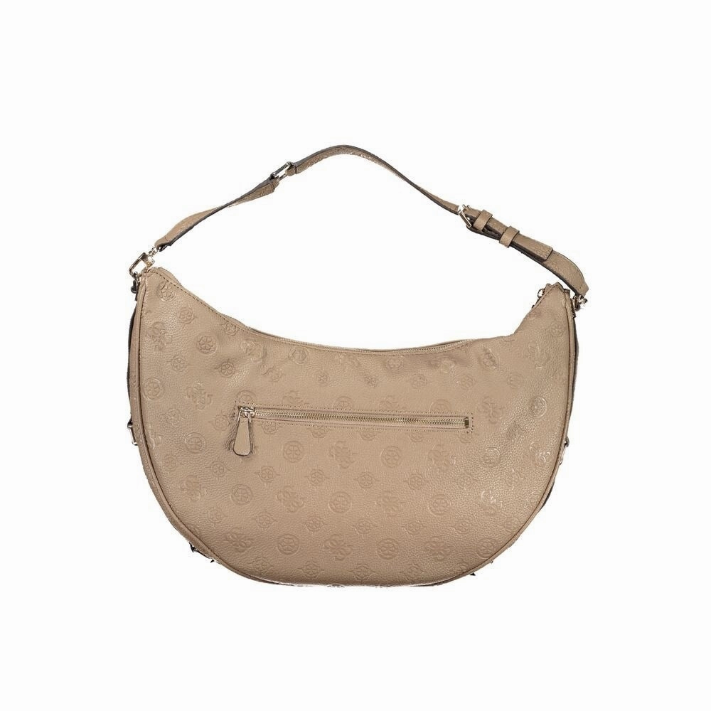 Guess Jeans Beige Polyethylene Women's Handbag