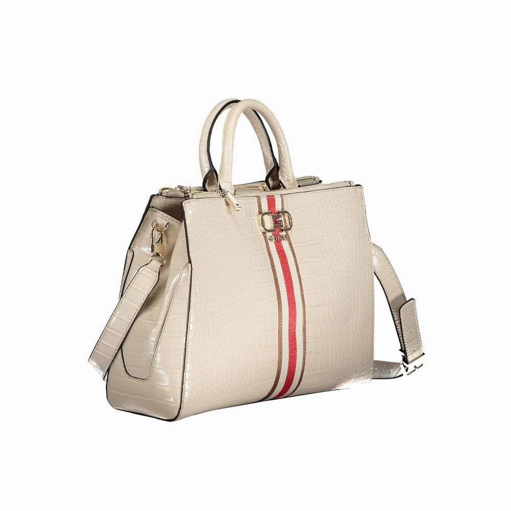 Guess Jeans Beige Polyethylene Women's Handbag