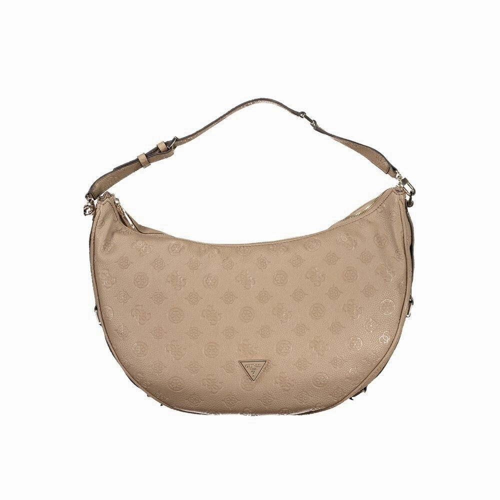 Guess Jeans Beige Polyethylene Women's Handbag