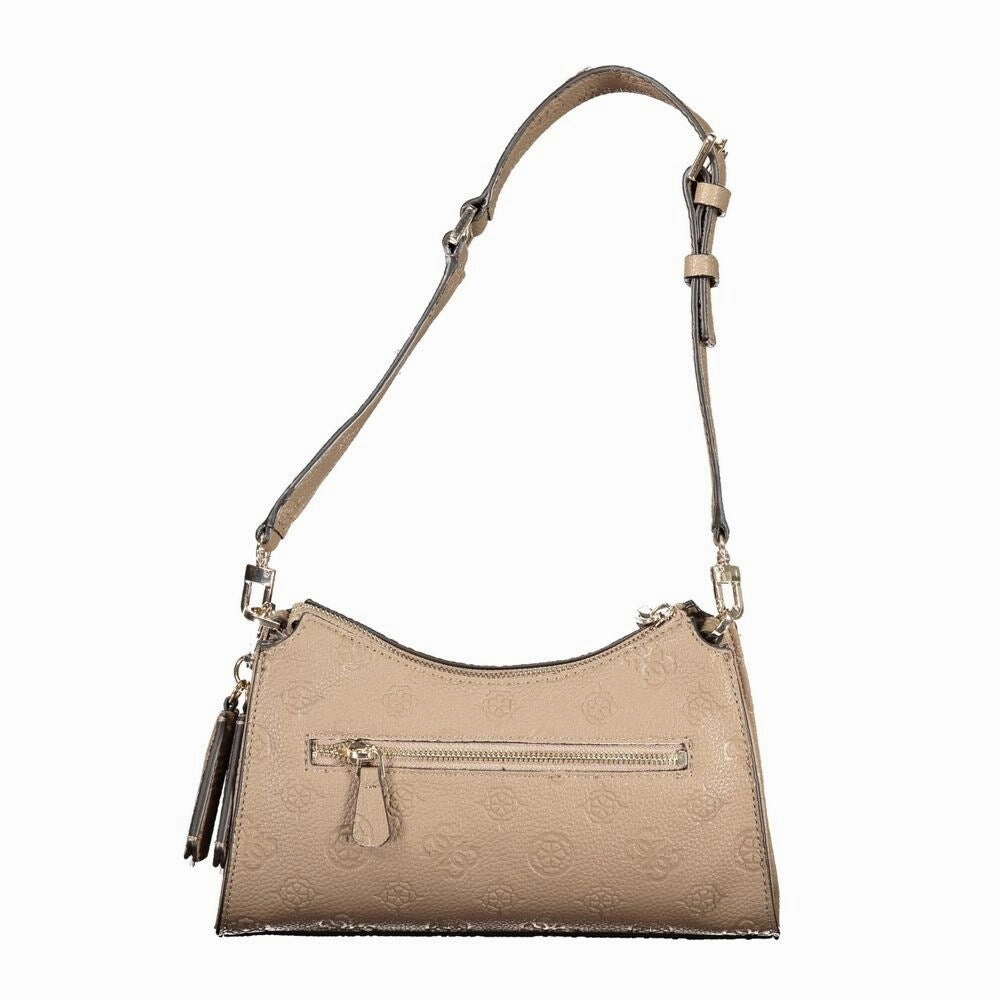Guess Jeans Beige Polyethylene Women's Handbag