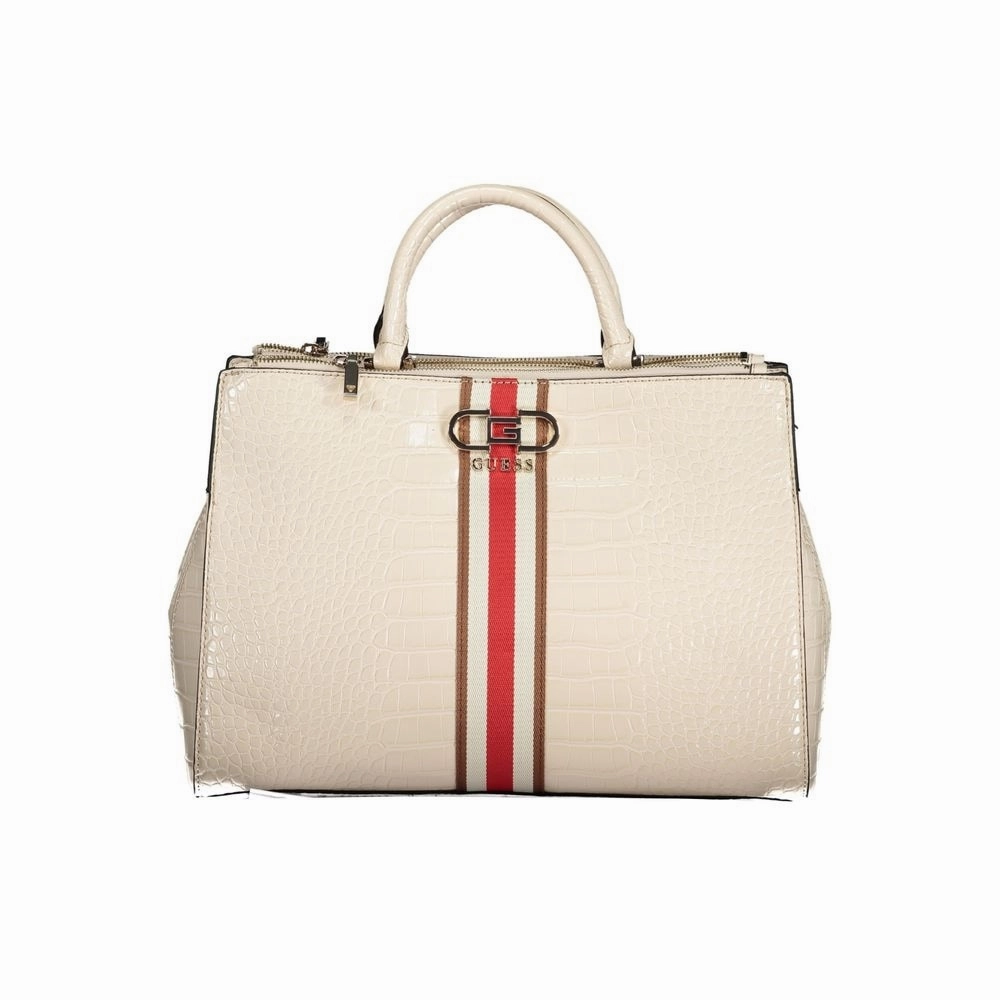 Guess Jeans Beige Polyethylene Women's Handbag