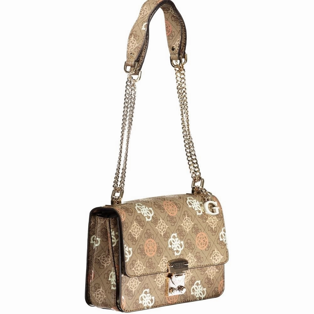 Guess Jeans Beige Polyethylene Women's Handbag