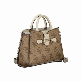 Guess Jeans Beige Polyethylene Women's Handbag