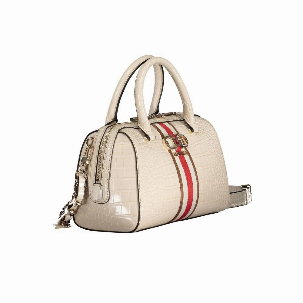 Guess Jeans Beige Polyethylene Women's Handbag