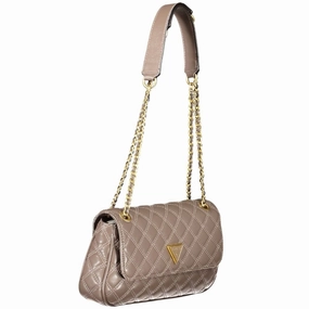 Guess Jeans Beige Polyethylene Women's Handbag