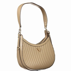Guess Jeans Beige Polyethylene Women's Handbag