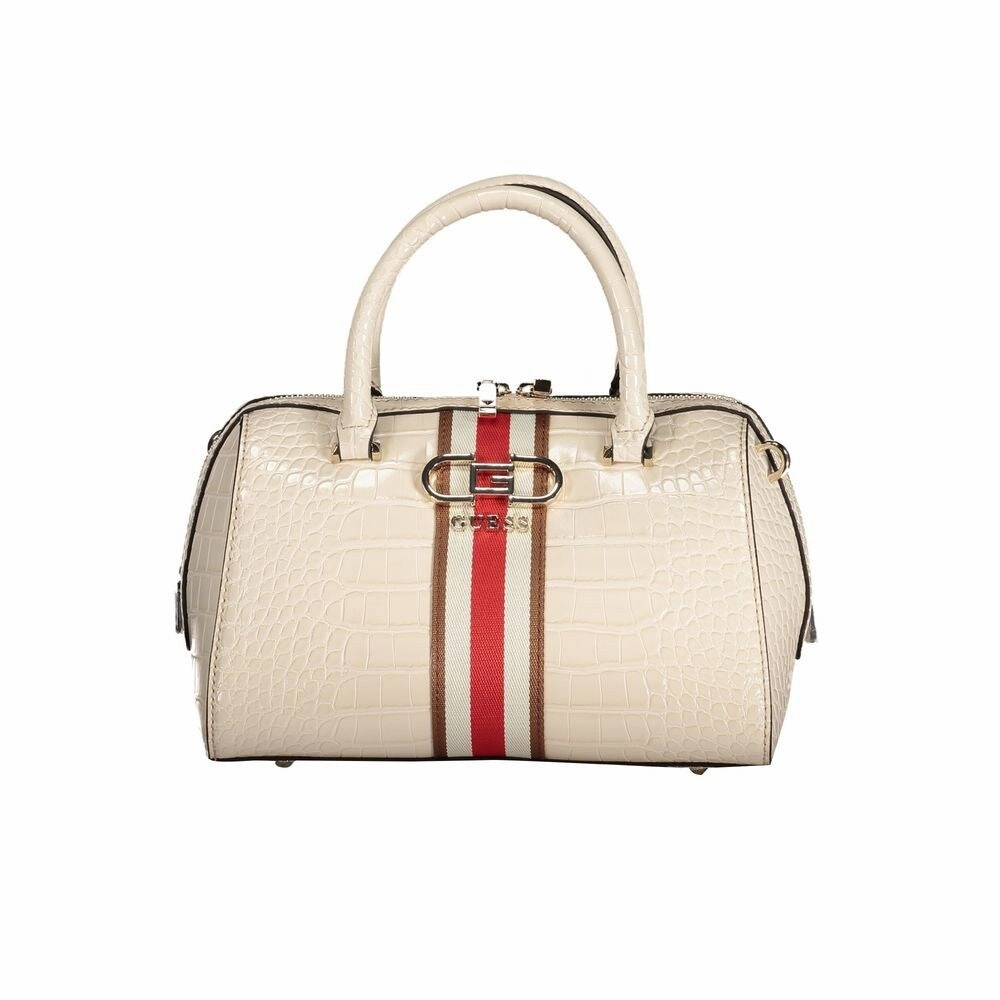 Guess Jeans Beige Polyethylene Women's Handbag