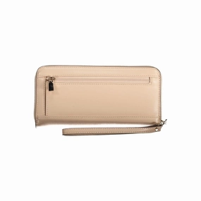 Guess Jeans Beige Polyethylene Women's Wallet