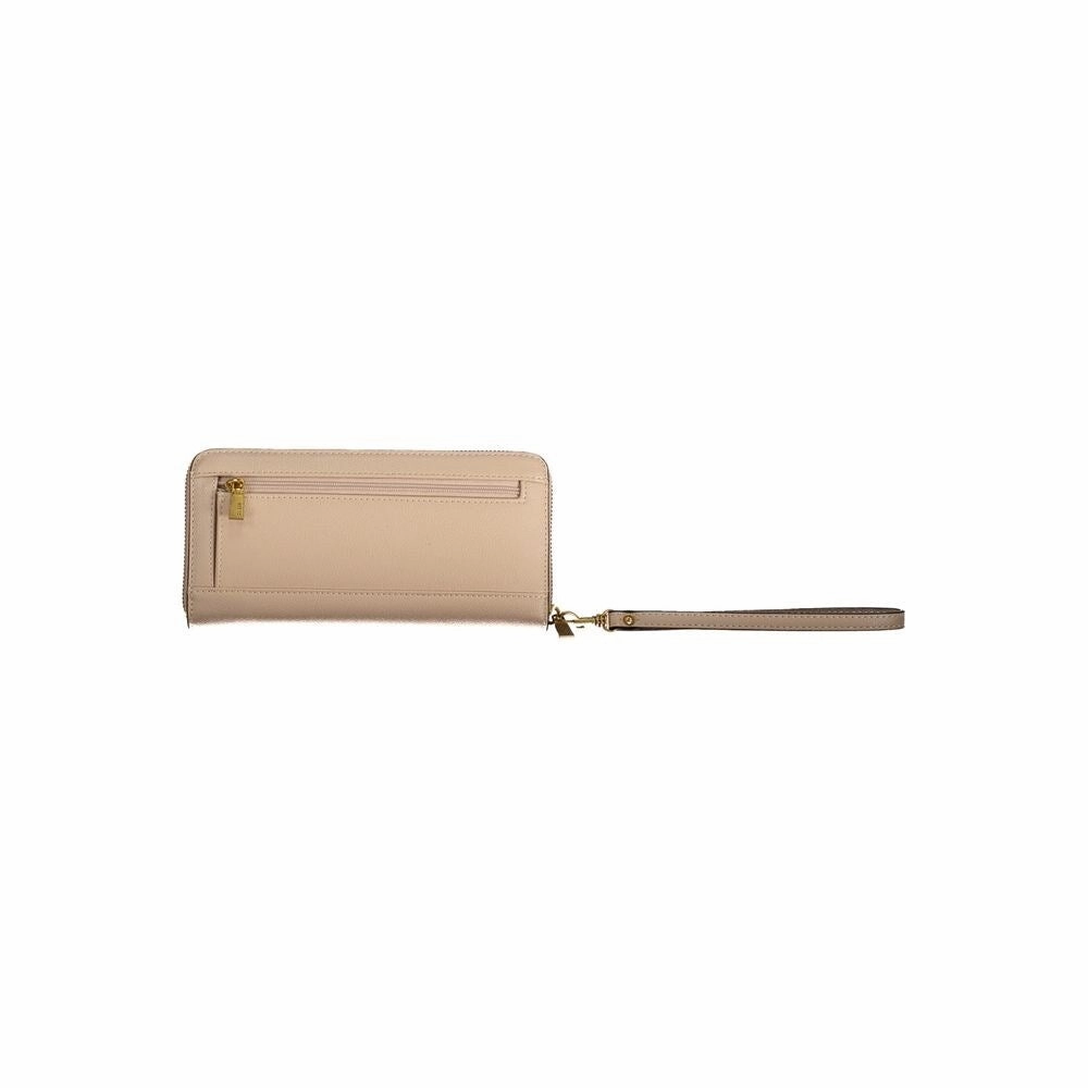 Guess Jeans Beige Polyethylene Women's Wallet
