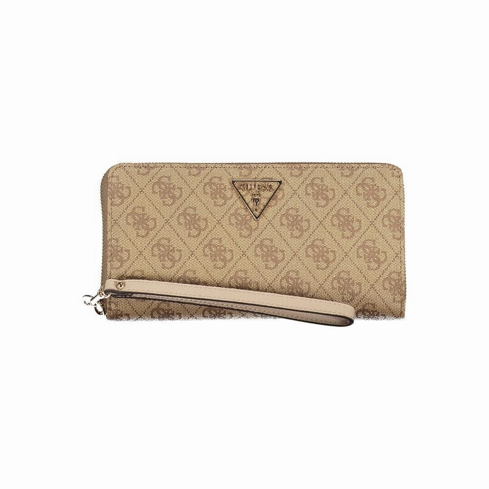 Guess Jeans Beige Polyethylene Women's Wallet