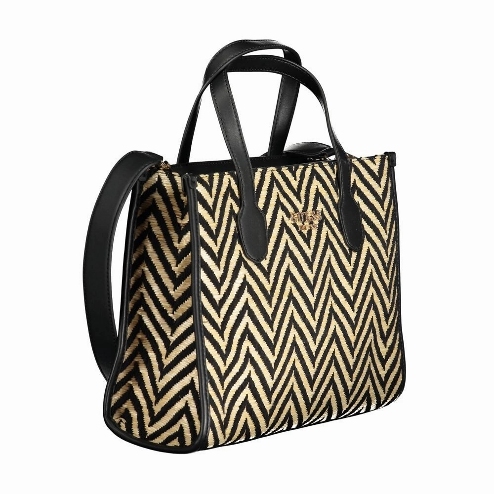 Guess Jeans Black Cotton Women's Handbag
