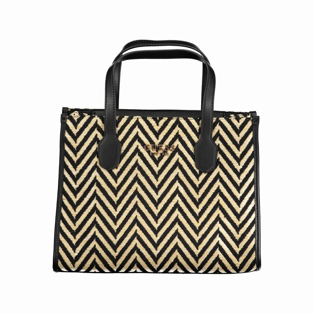Guess Jeans Black Cotton Women's Handbag