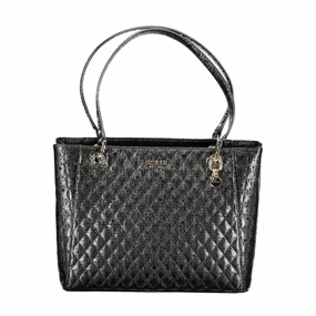 Guess Jeans Black Polyethylene Women's Handbag