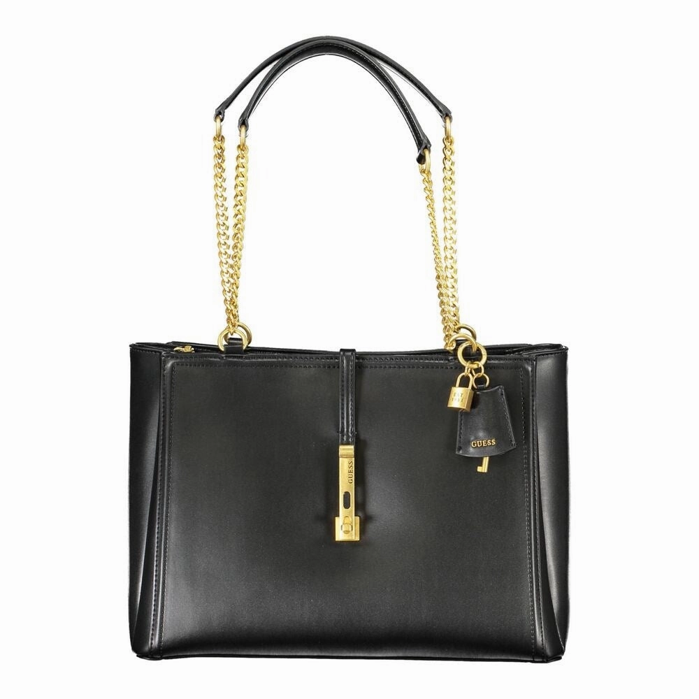 Guess Jeans Black Polyethylene Women's Handbag