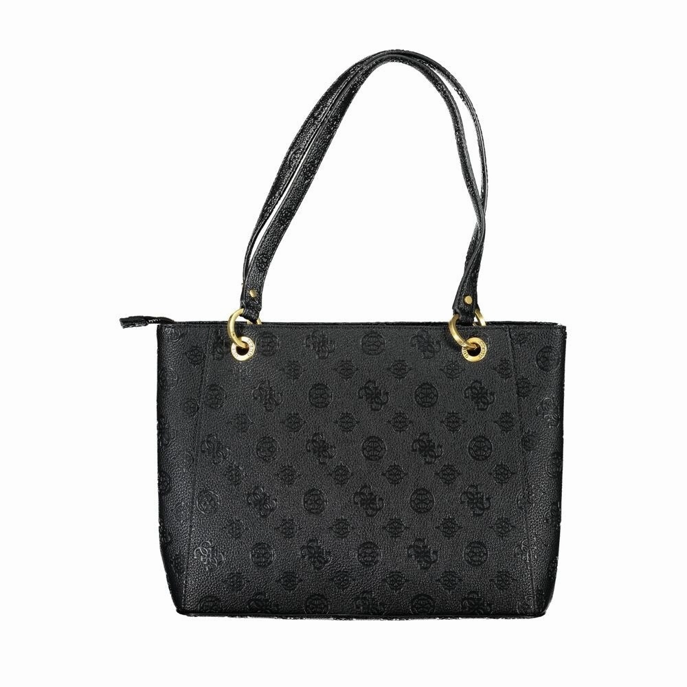 Guess Jeans Black Polyethylene Women's Handbag
