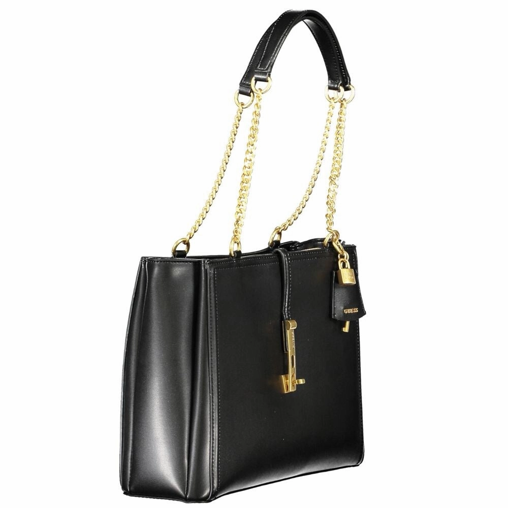 Guess Jeans Black Polyethylene Women's Handbag